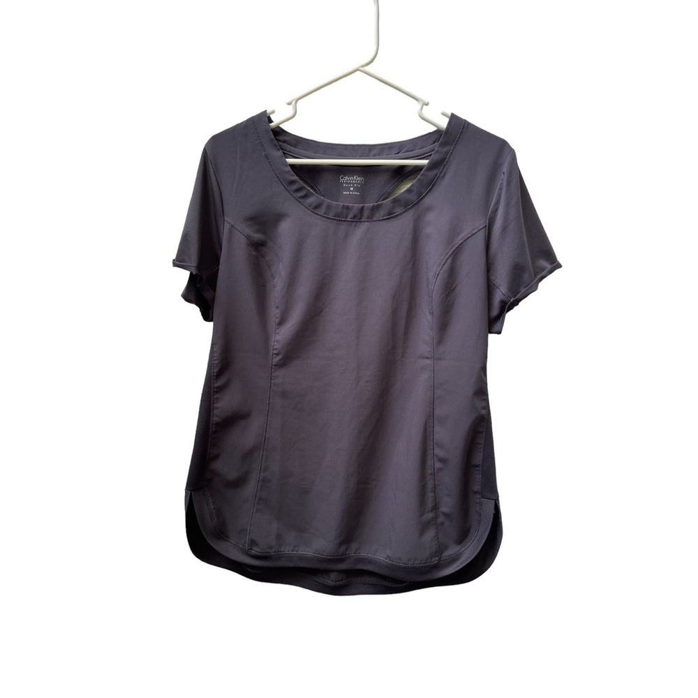 Calvin Klein Grey quick‎ dry performance top size Medium